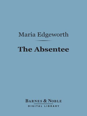 cover image of The Absentee (Barnes & Noble Digital Library)